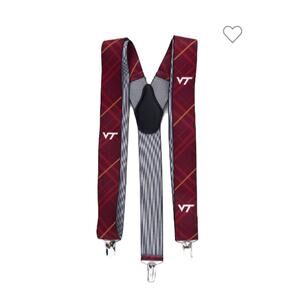 Men's Eagles Wings NCAA Virginia Tech Hokies Oxford Suspenders